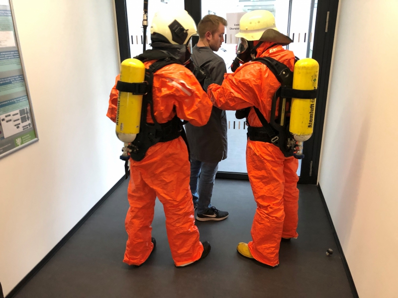 Rettung von Personen im Gebäude
